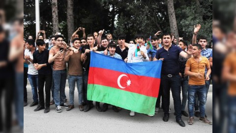 I Avropa Oyunlarının məşəli Mingəçevirdə - FOTOLAR