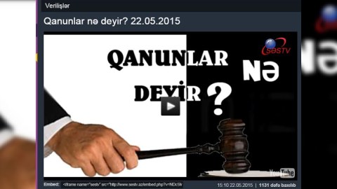 Qanunlara aid yeni veriliş hazırlanıb