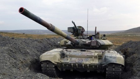 Azərbaycanın tank birləşmələri döyüş hazırlığı vəziyyətində - VİDEO 
