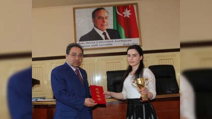 “Çin çay mərasimi” BDU tələbəsinə birincilik qazandırdı