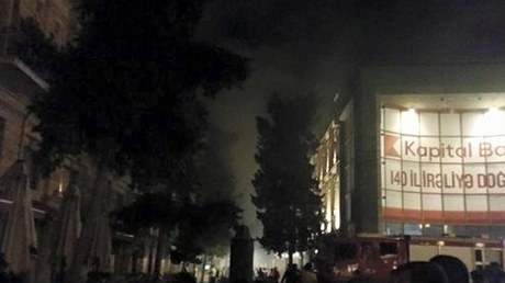 Bakıda yaşayış binasında yanğın olub