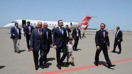 Gürcüstanın baş naziri Azərbaycandadır – FOTO 
