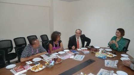 Efiopiyalı jurnalistlər “Kaspi”də - FOTO 