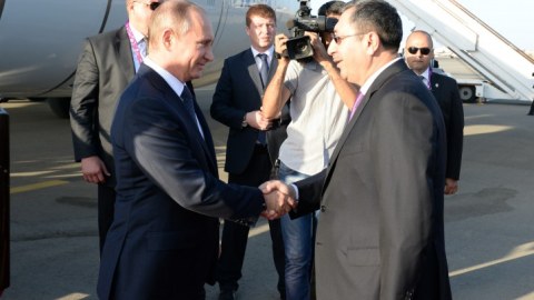 Rusiya prezidenti Putin Bakıdadır