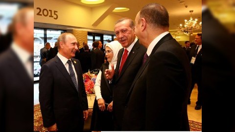 İlham Əliyev, Putin, Ərdoğan bir arada - FOTOLAR