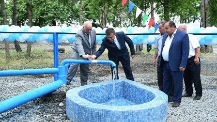 Zaqatalanın 3 kəndinə su verildi - FOTO