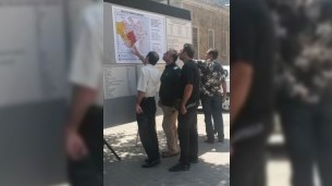  “İçərişəhər”də Ermənistanın hərbi təcavüzü haqqında elektron lövhə yerləşdirildi – FOTO 