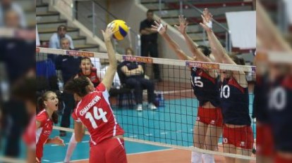 Qadın voleybolçularımız Türkiyəyə uduzdu, amma 1/4 finala çıxdı