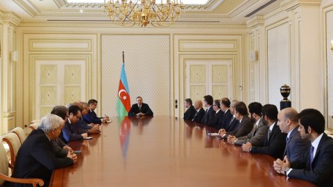 Azərbaycan prezidenti müsəlman səfirləri qəbul etdi - FOTOLAR
