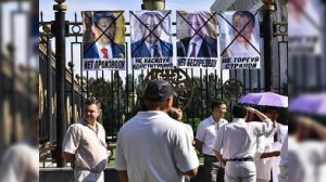 Qırğızıstanda Konstitusiya dəyişikliyi əleyhinə mitinq keçirilir
