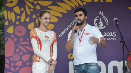 Gümüş medal alan gimnastımız çıxış etdi – FOTO 