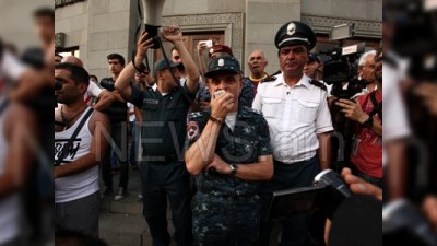 Yerevan polisi yürüş keçirməyə icazə vermədi