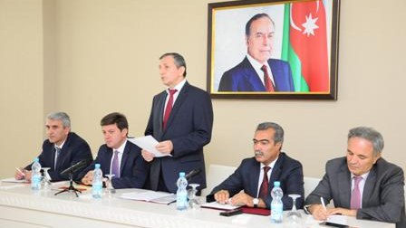 Baş redaktorlar mətbuatın 140 illiyi ilə bağlı Qəbələdə - FOTO