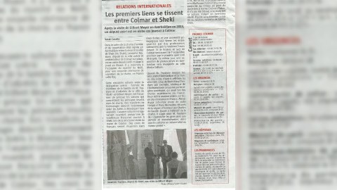 Azərbaycanlı deputat Fransanın Kolmar şəhərinin “Fəxri səfiri” oldu