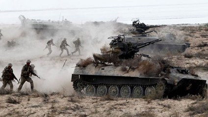 Qarabağda erməni tankları partladıldı:xeyli  itki var  - VİDEO