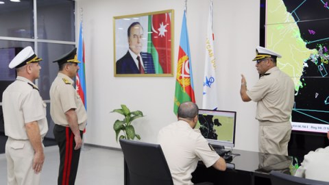 Hərbi Dəniz Qüvvələrinin döyüşə hazırlığı yoxlanılıb - FOTO