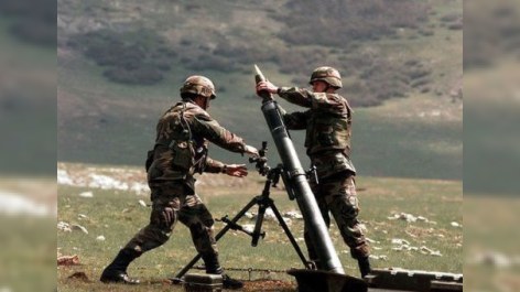 Ermənilər minaatanlardan və  iriçaplı pulemyotlardan atəş açır