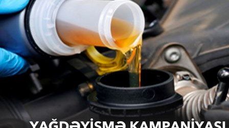 Nurgün Motorsda yağdəyişmə yağ qiymətinə!®
