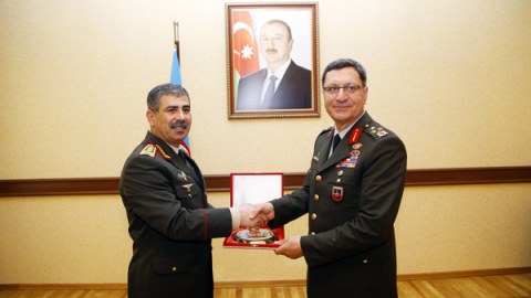  Zakir Həsənov Türkiyənin Azərbaycandakı hərbi attaşesini qəbul edib 