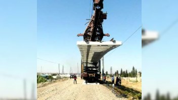 Bakı-Sumqayıt dəmir yolu son mərhələdə - FOTO