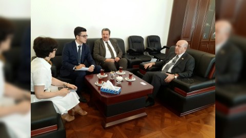 Əlcəzairin səfiri Tibb Universitetində olub - FOTO