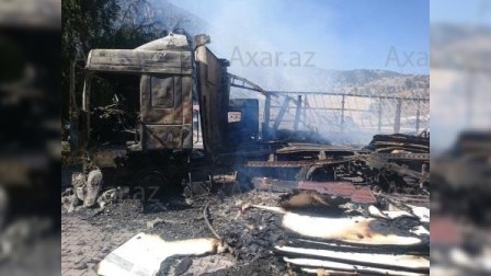   PKK AZƏRBAYCAN TIR-LARINI YANDIRDI- VİDEO 
