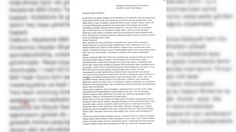 Xalq artistləri Prezident İlham Əliyevə şikayət etdilər
