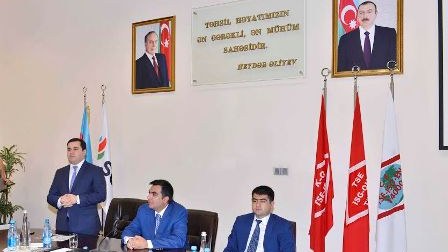 Bakı Ali Neft Məktəbində təlim keçirilib - FOTO