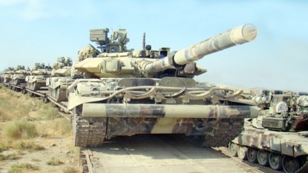 Azərbaycanın yüzlərlə tankı döyüşə hazır vəziyyətə gətirildi – FOTO 