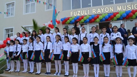 Cəbhə rayonunda gimnaziya açıldı