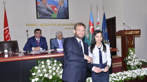 BP şirkətinin regional prezidenti BANM-də - FOTO