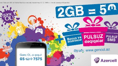 Azercell-in Gənc OL tarifi yeniləndi