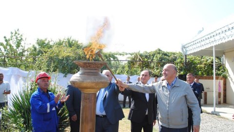 Bərdənin 2 kəndinə qaz verildi
