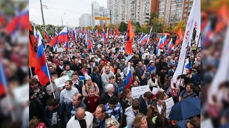 Müxalifət Moskvada mitinq keçirir