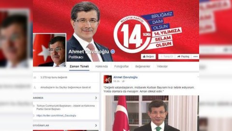 Davudoğlu “Facebook”da hesab açdı