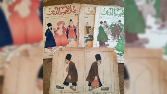 Deputat “Molla Nəsrəddin”in orijinal nüsxələrini aldı - FOTO