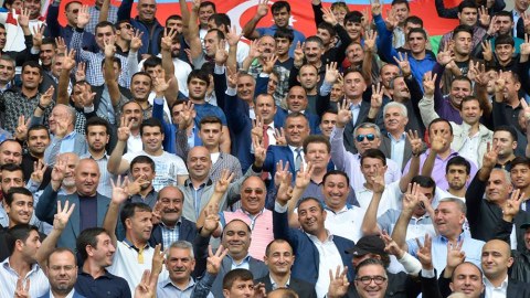  Adil Əliyevin seçiciləri ilə növbəti izdihamlı görüşü olub - FOTOLAR