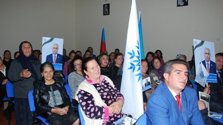 Cavid Qurbanovun seçicilərlə görüşləri davam edir - FOTO
