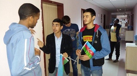 Azərbaycanlı tələbələr Türkiyədə aksiya keçirdilər - FOTO
