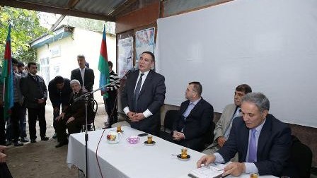 Əflatun Amaşov Saatlıda  seçiciləri ilə görüşüb – FOTOLAR 