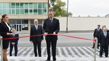 Prezident Məhkəmə Kompleksinin açılışında iştirak edib - FOTO