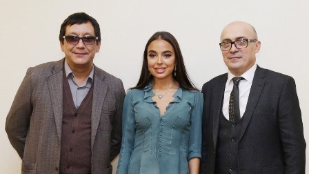 Leyla Əliyeva film təqdimatına gəldi - FOTOLAR