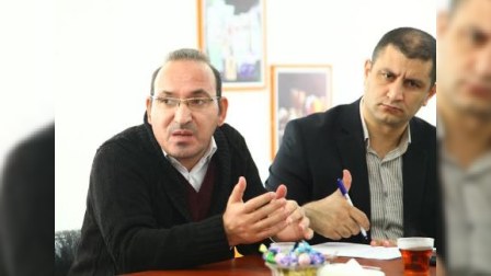 Parlament jurnalistləri Azay Quliyevin seçki qərargahına gəldilər - FOTOLAR