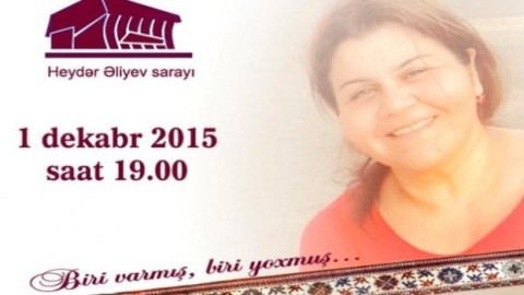 Aygün Səmədzadənin sənət gecəsi keçiriləcək 
