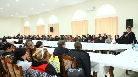 Azay Quliyev təhsil işçiləri ilə görüşüb-FOTOLAR