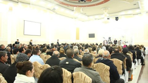  Azay Quliyevlə görüşdə yenə izdiham yaşandı-FOTOLAR
