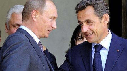 Sarkozi Putinlə görüşmək üçün Moskvaya gedir