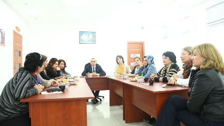 Tanınmış qadın jurnalistlər Azay Quliyevin seçki qərargahında - FOTO