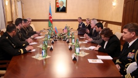 Zakir Həsənov ABŞ Hərbi Dəniz Qüvvələri katibi ilə görüşüb