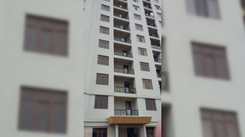 Bayraq günü jurnalistlərin binasında belə qeyd edildi - FOTO
